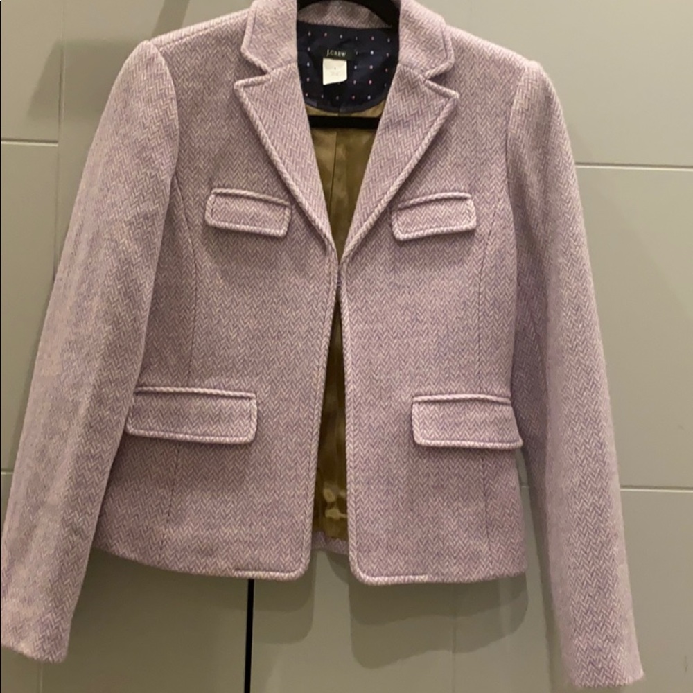 Jcrew wool lavender blazer